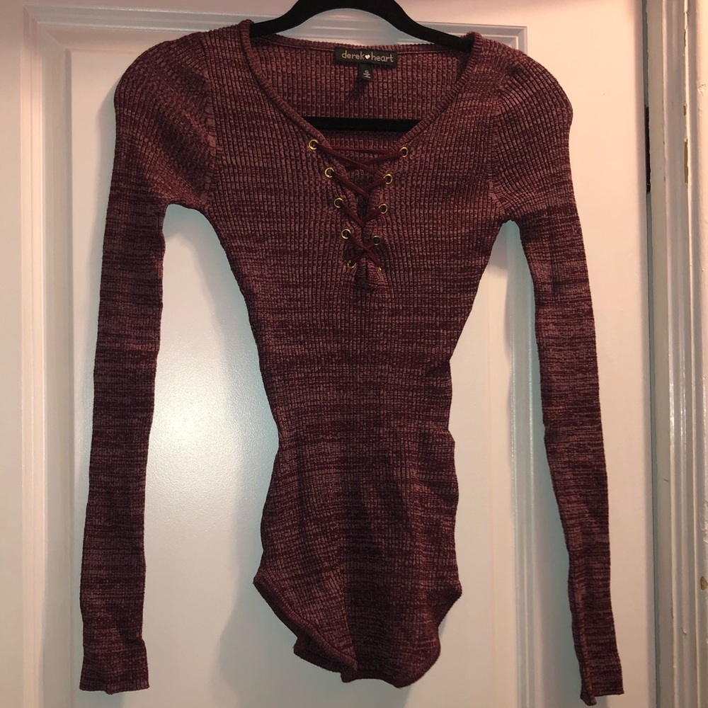 Long sleeve Shirt with Laced Front